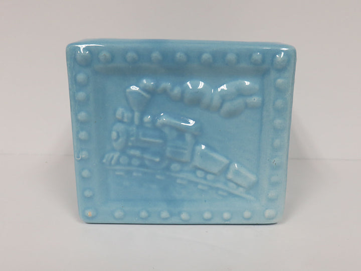 Haeger Square Blue Vase