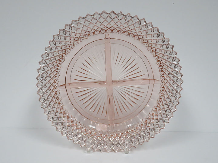 Anchor Hocking Pink Serving Plate
