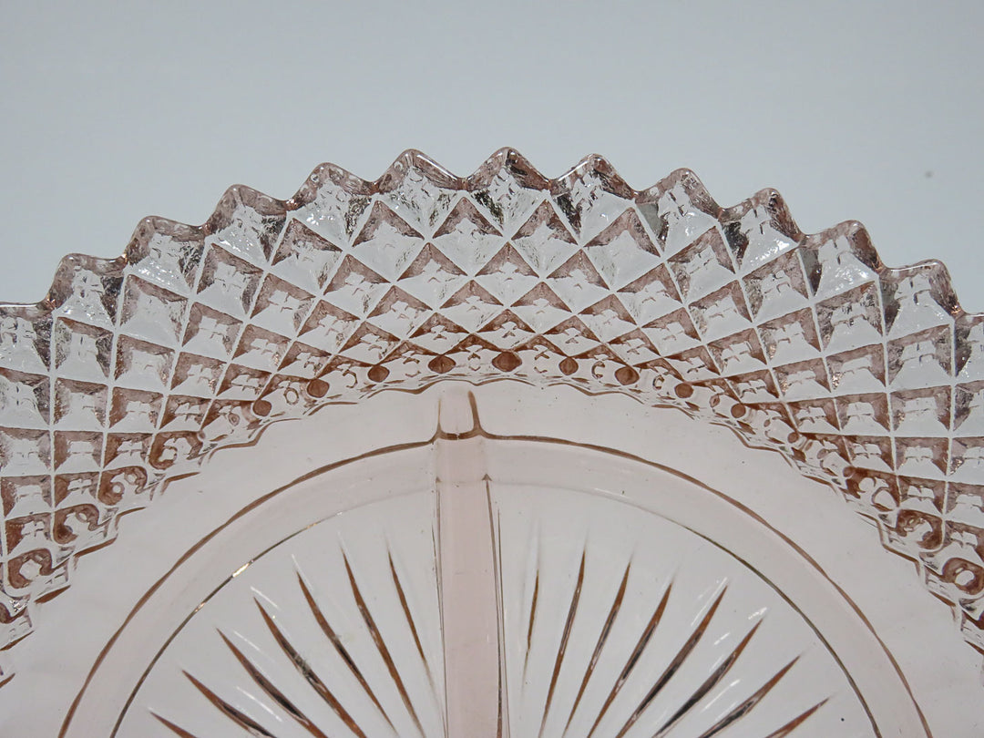 Anchor Hocking Pink Serving Plate