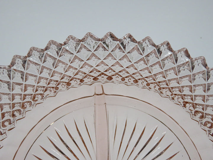 Anchor Hocking Pink Serving Plate