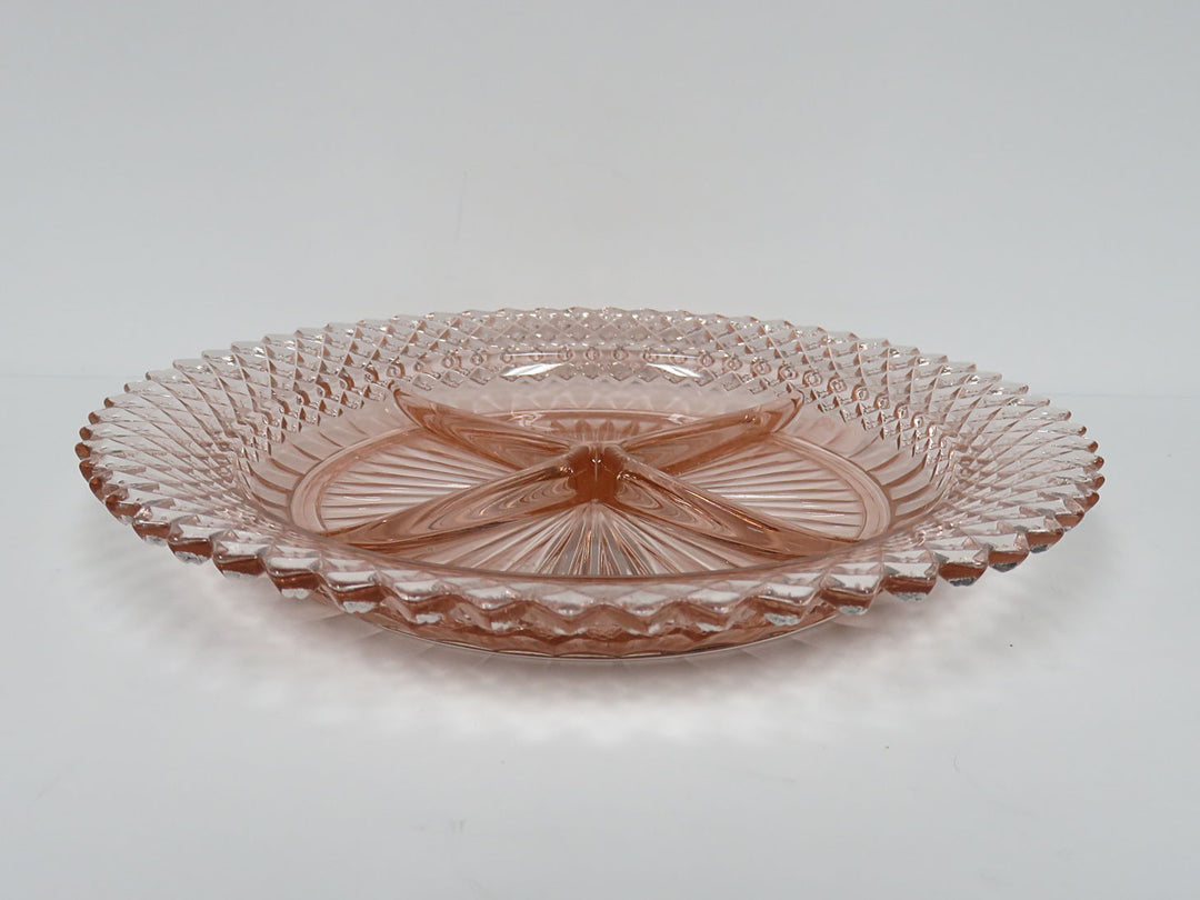 Anchor Hocking Pink Serving Plate