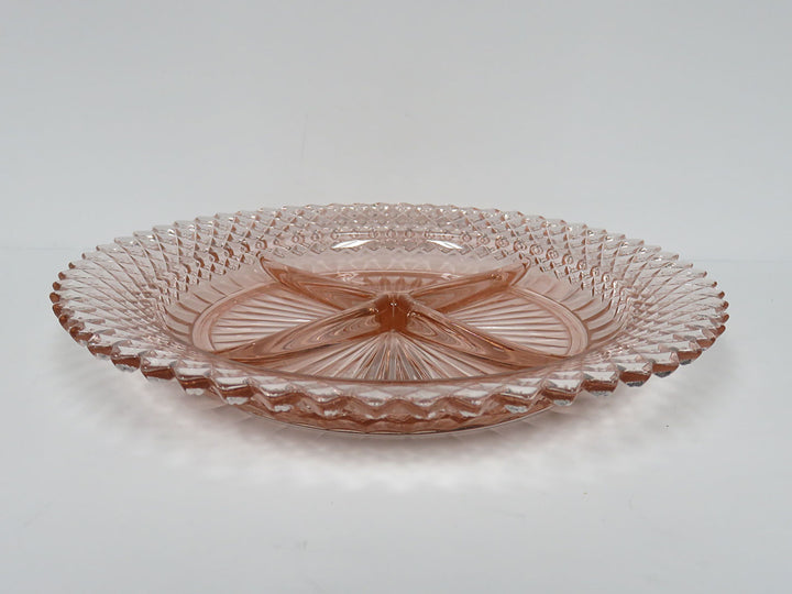 Anchor Hocking Pink Serving Plate
