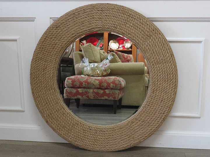Oversized Sisal Rope Mirror