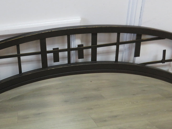 Contemporary Oval Beveled Mirror