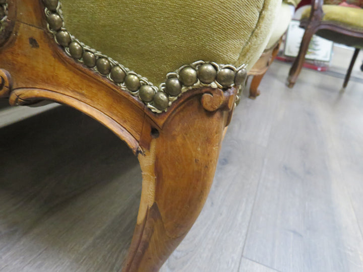 Antique Gold Settee