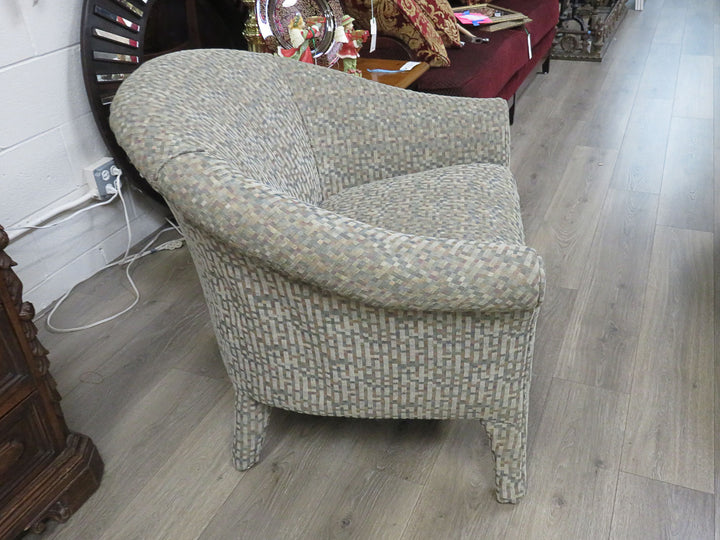 Multicolored Barrel Chair