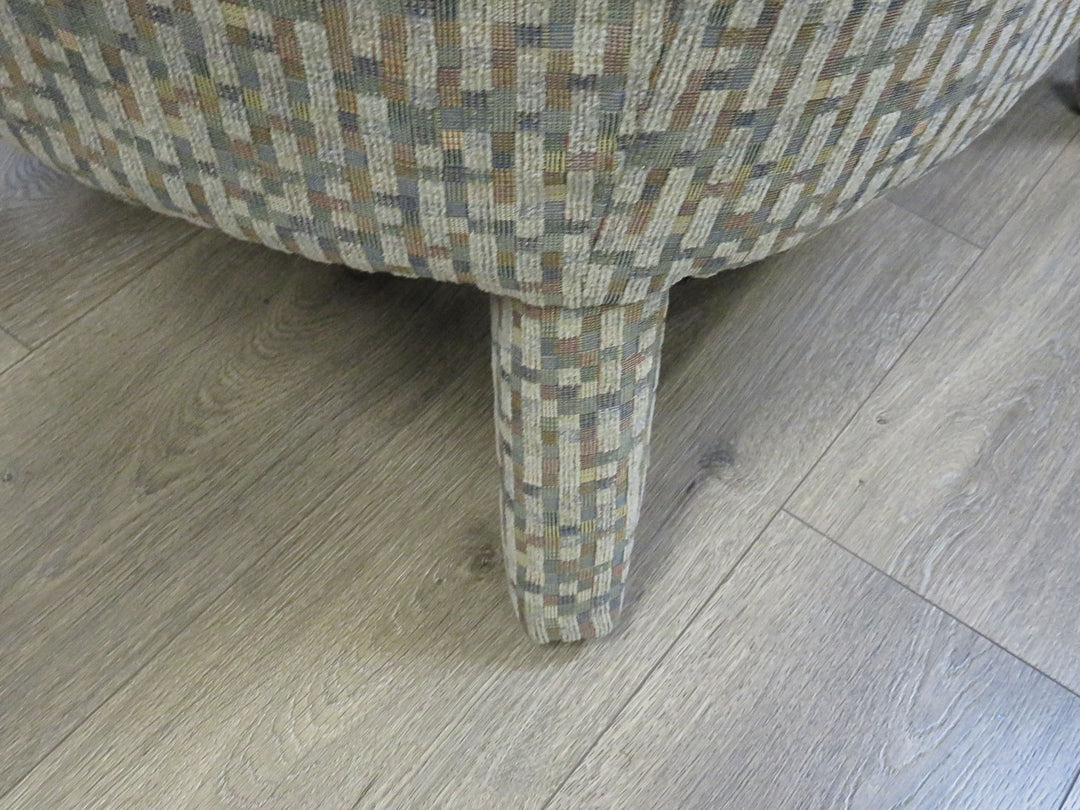 Multicolored Barrel Chair