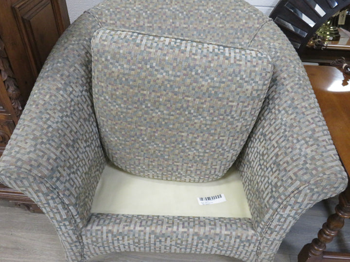 Multicolored Barrel Chair