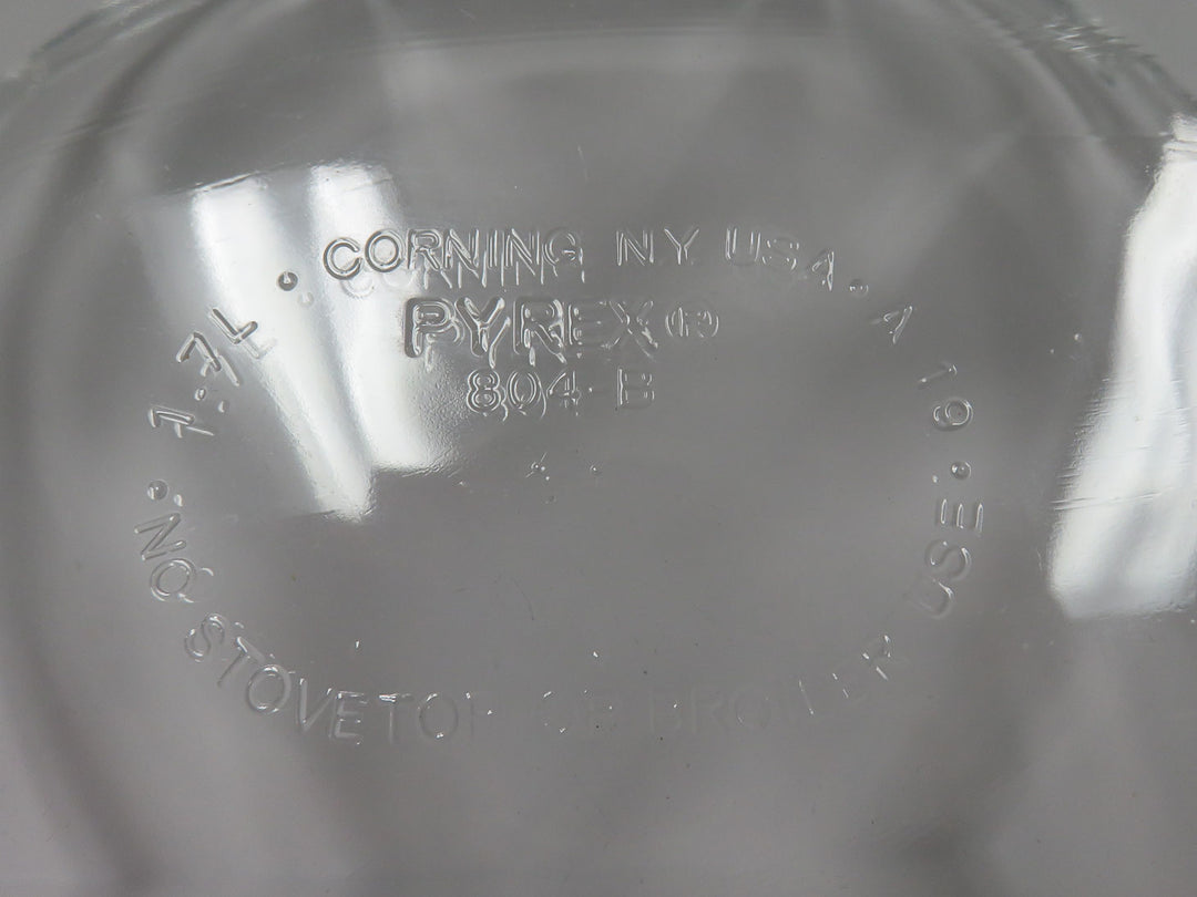 Clear Corning Ware Casserole