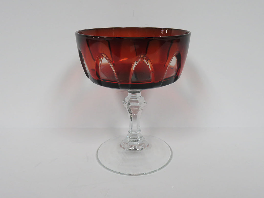 Ruby Red Cocktail/Sherbet Glasses