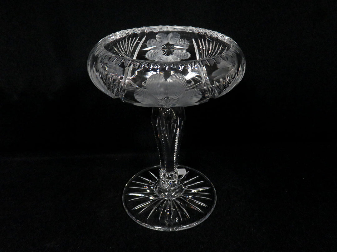 American Brilliant Pairpoint Footed Compote