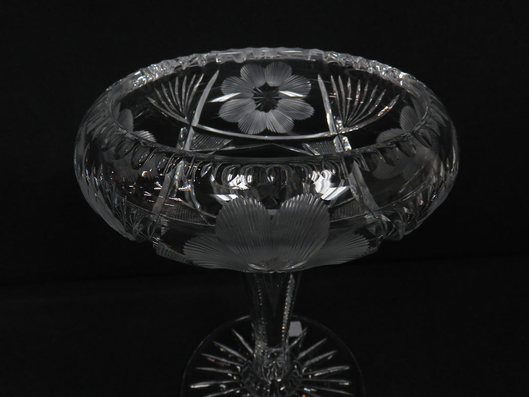 American Brilliant Pairpoint Footed Compote