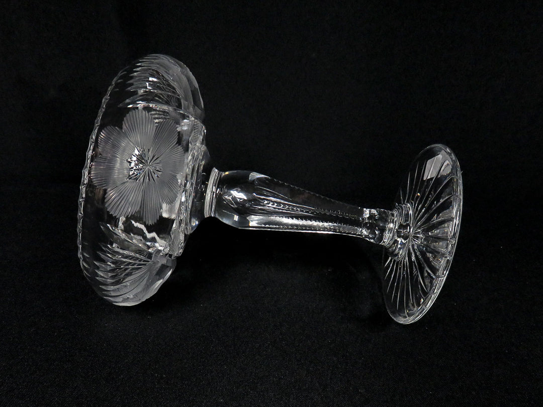 American Brilliant Pairpoint Footed Compote