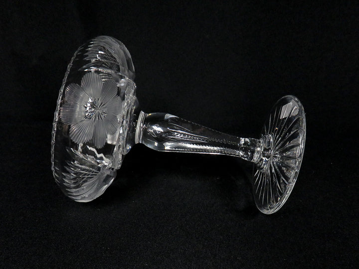 American Brilliant Pairpoint Footed Compote