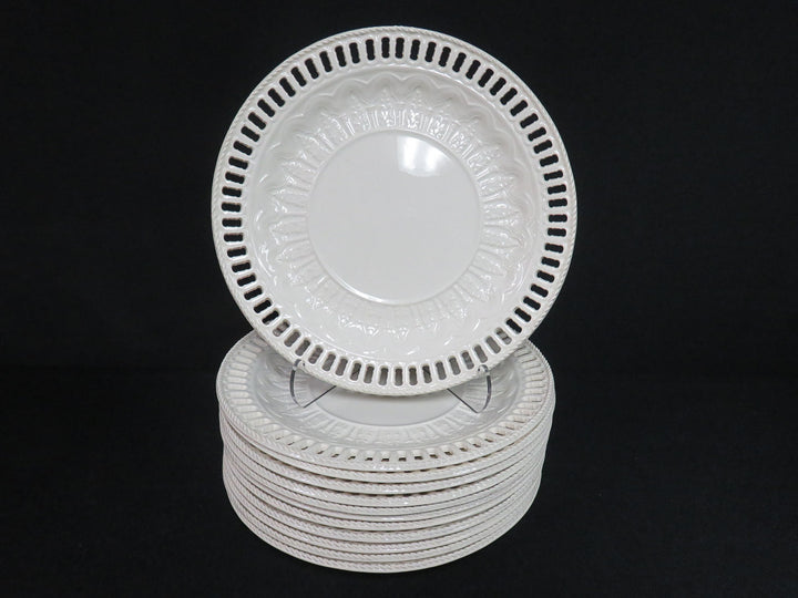 Wedgwood Embossed Queens Ware Plates