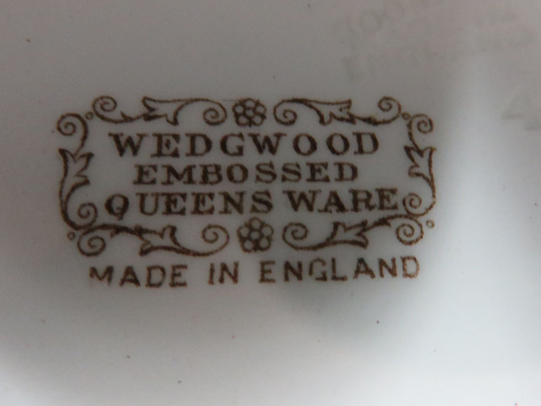 Wedgwood Embossed Queens Ware Plates