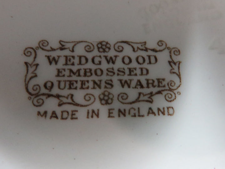 Wedgwood Embossed Queens Ware Plates