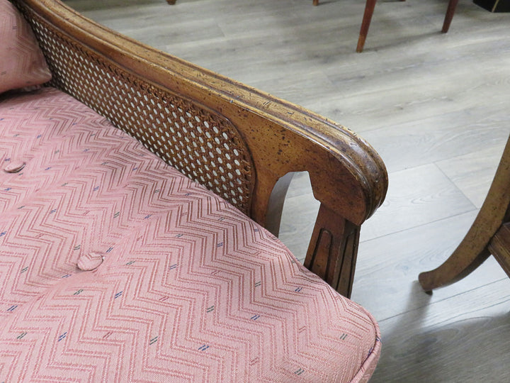 Pink Upholstered Arm Chair