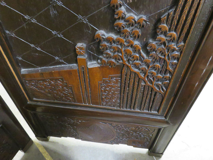 Carved Asian Screen