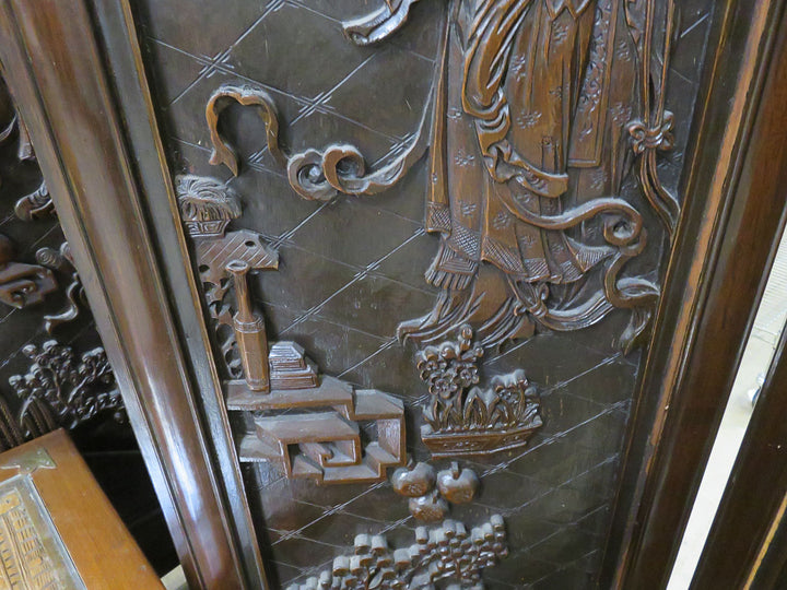 Carved Asian Screen
