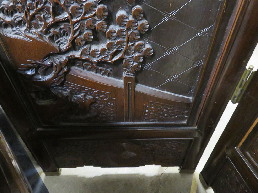 Carved Asian Screen