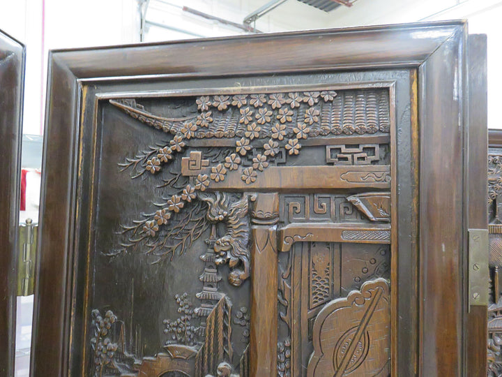Carved Asian Screen