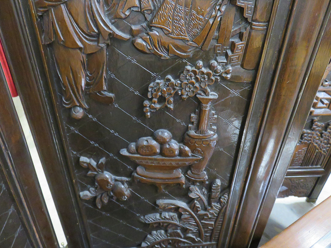 Carved Asian Screen