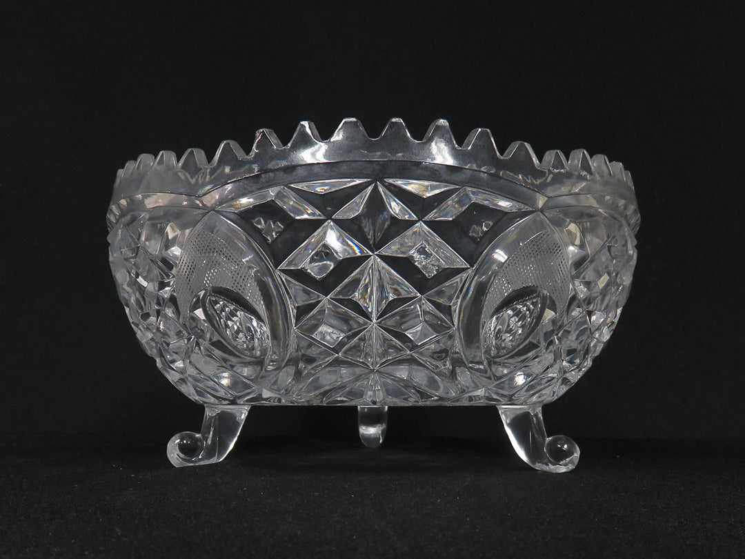 Footed Glass Bowl