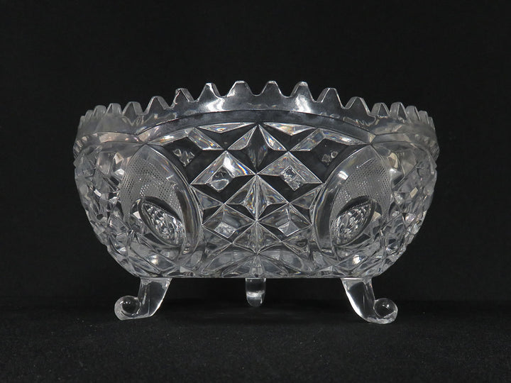 Footed Glass Bowl