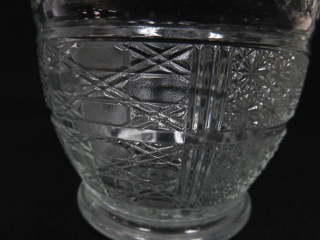 Lidded Indiana Glass Jar