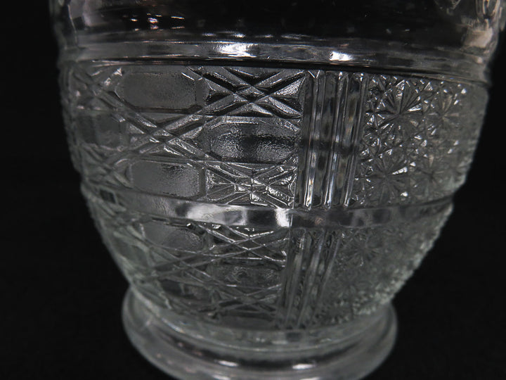 Lidded Indiana Glass Jar