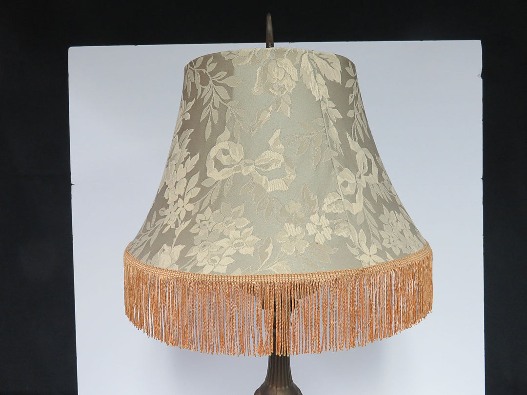 Table Lamp with Fringed Shade