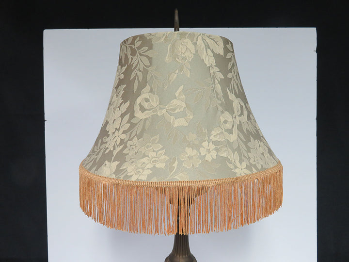 Table Lamp with Fringed Shade