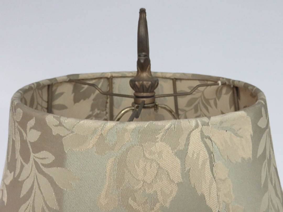 Table Lamp with Fringed Shade