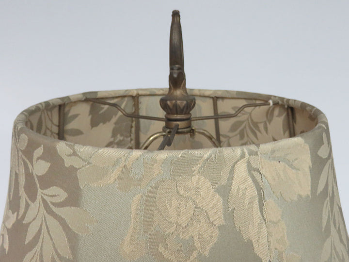 Table Lamp with Fringed Shade