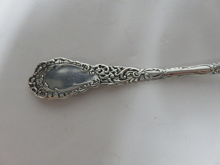 Embossed Sterling Silver Spoon