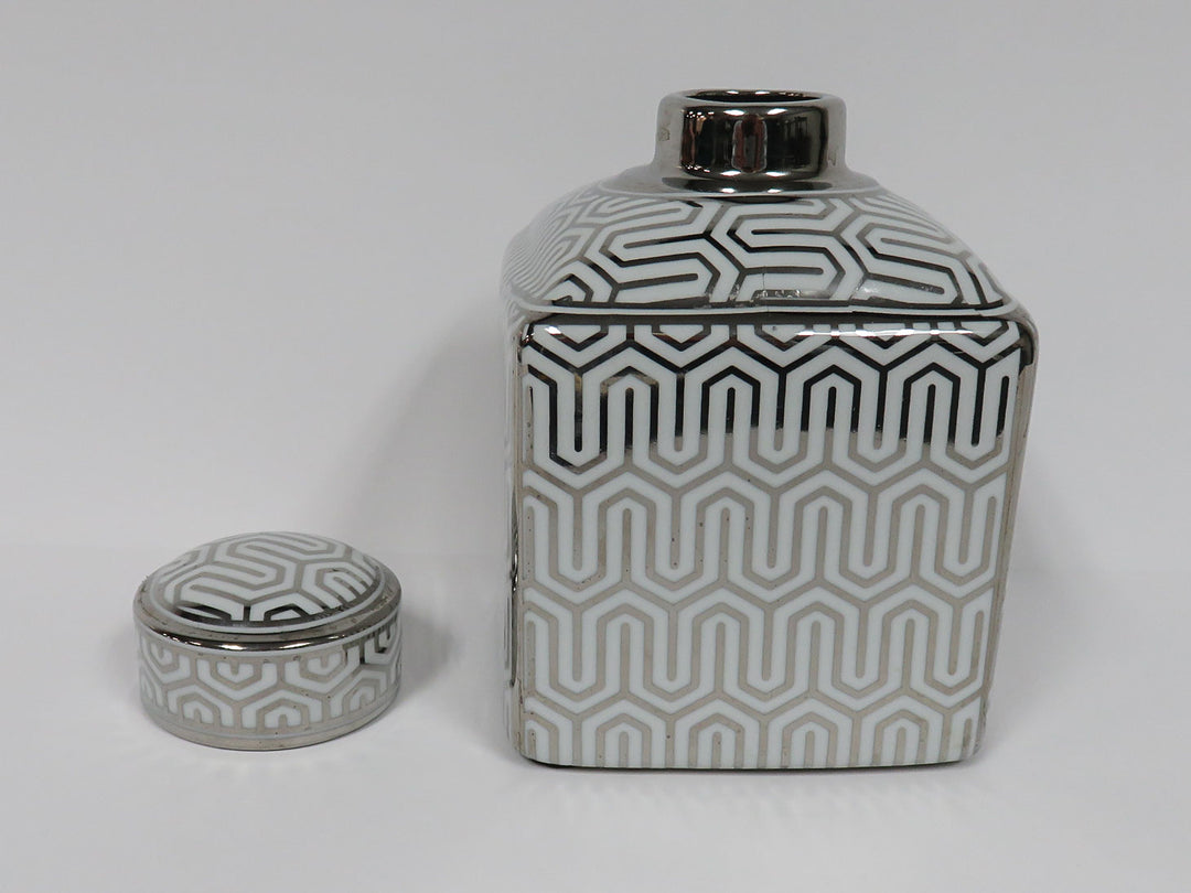 Square Decorative Jar