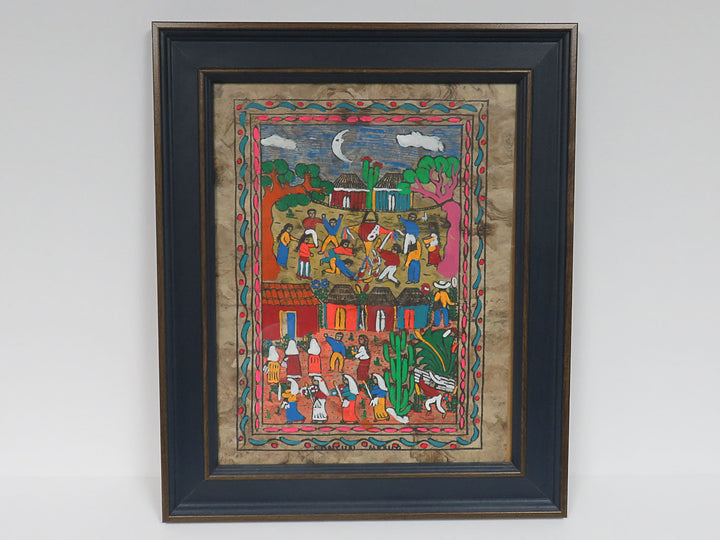 Original Amate Bark Painting