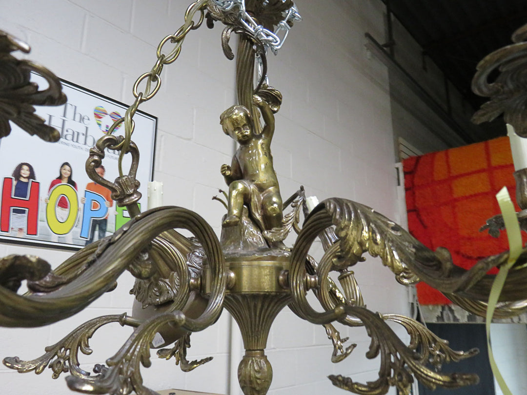 Vintage French Rococo Style Chandelier