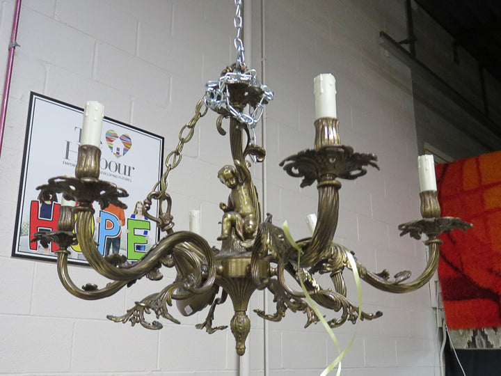 Vintage French Rococo Style Chandelier