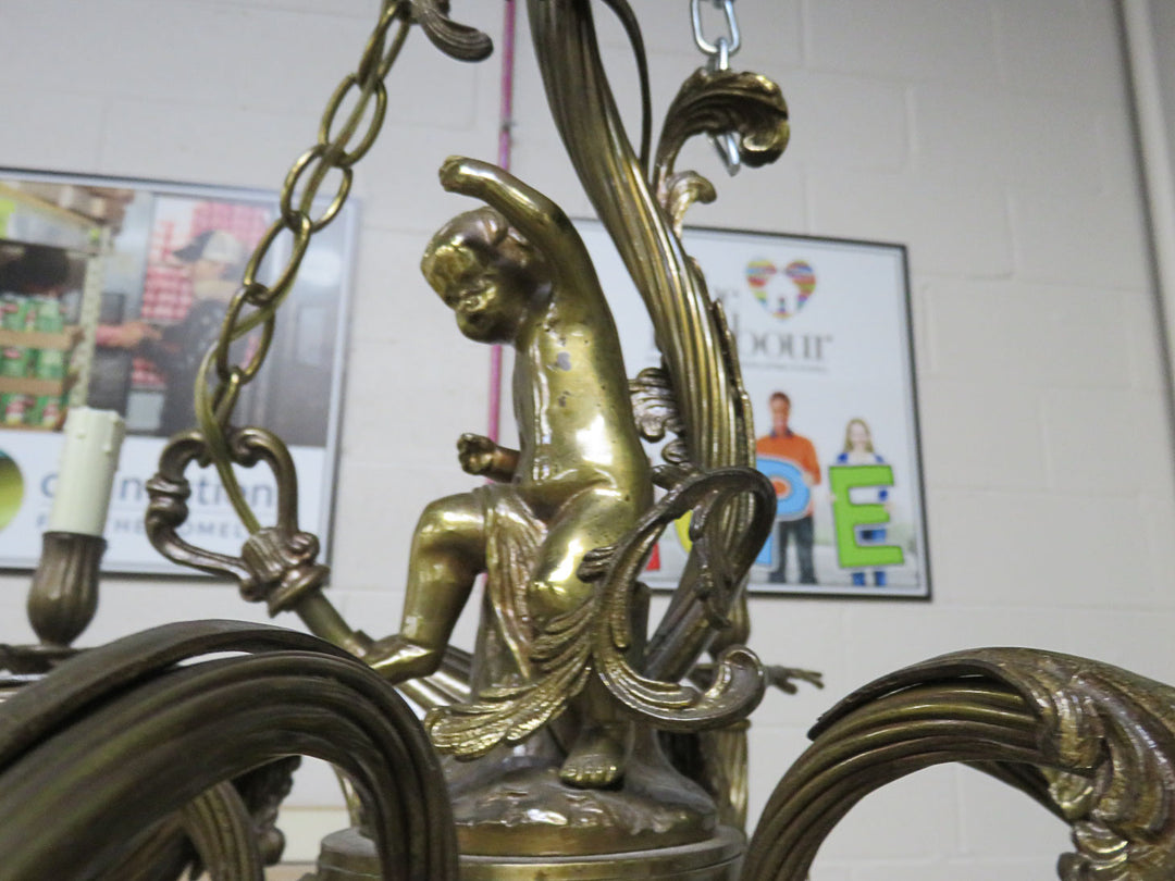 Vintage French Rococo Style Chandelier