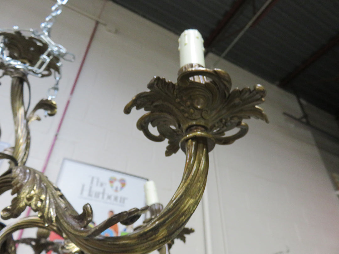 Vintage French Rococo Style Chandelier