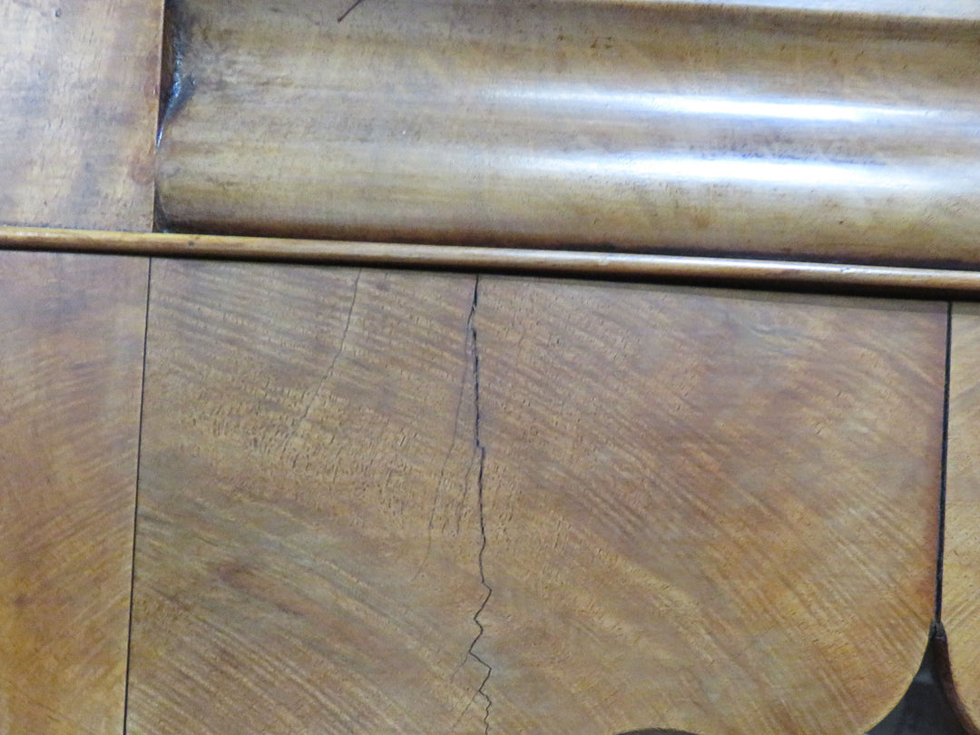 Antique Burled Wood Secretary Desk