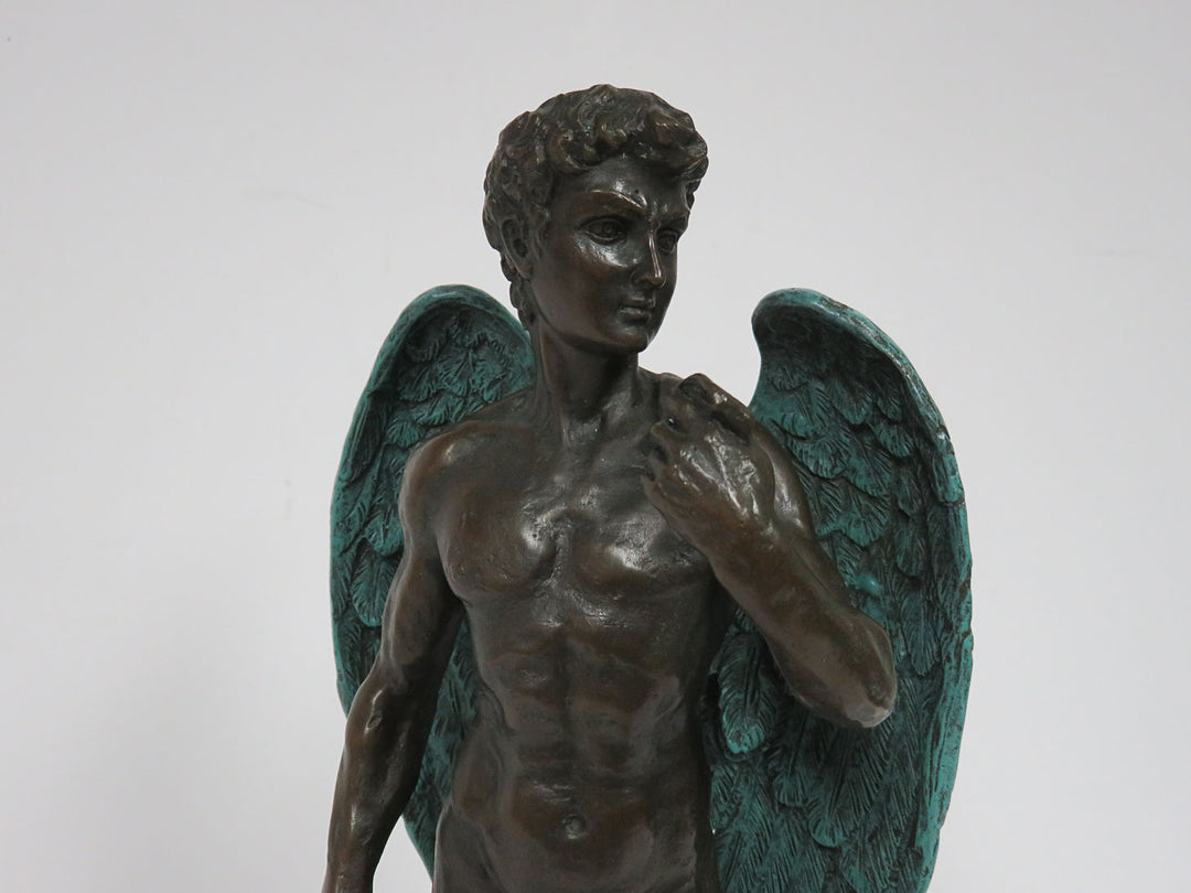 Winged David Metal Sculpture