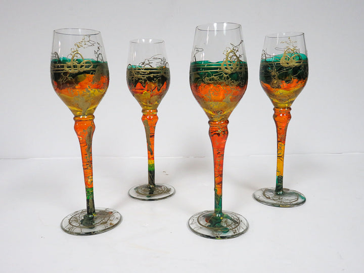 Artisan Crafted Decanter & Glass Set