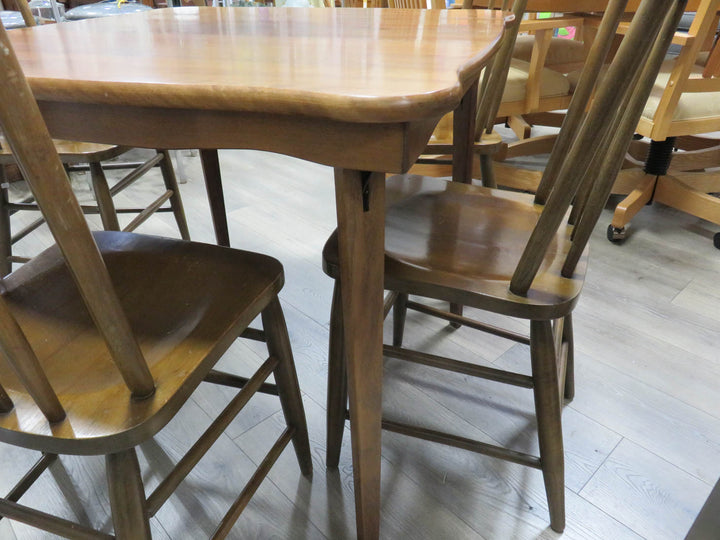 Maple Table & Four Chairs