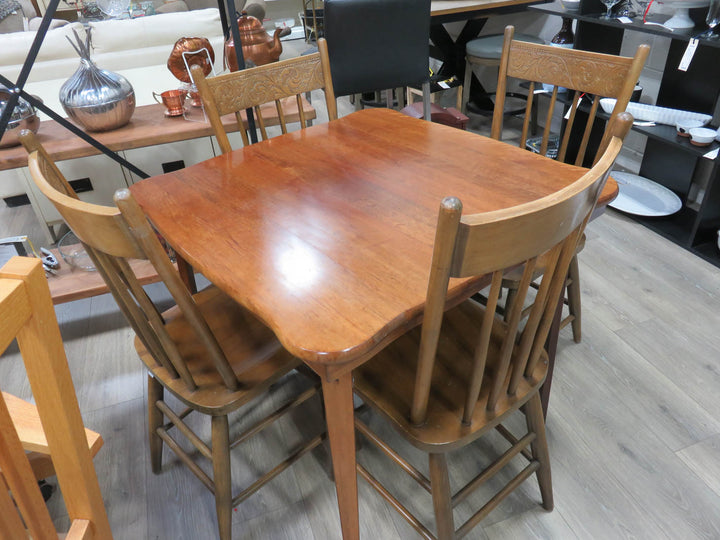 Maple Table & Four Chairs
