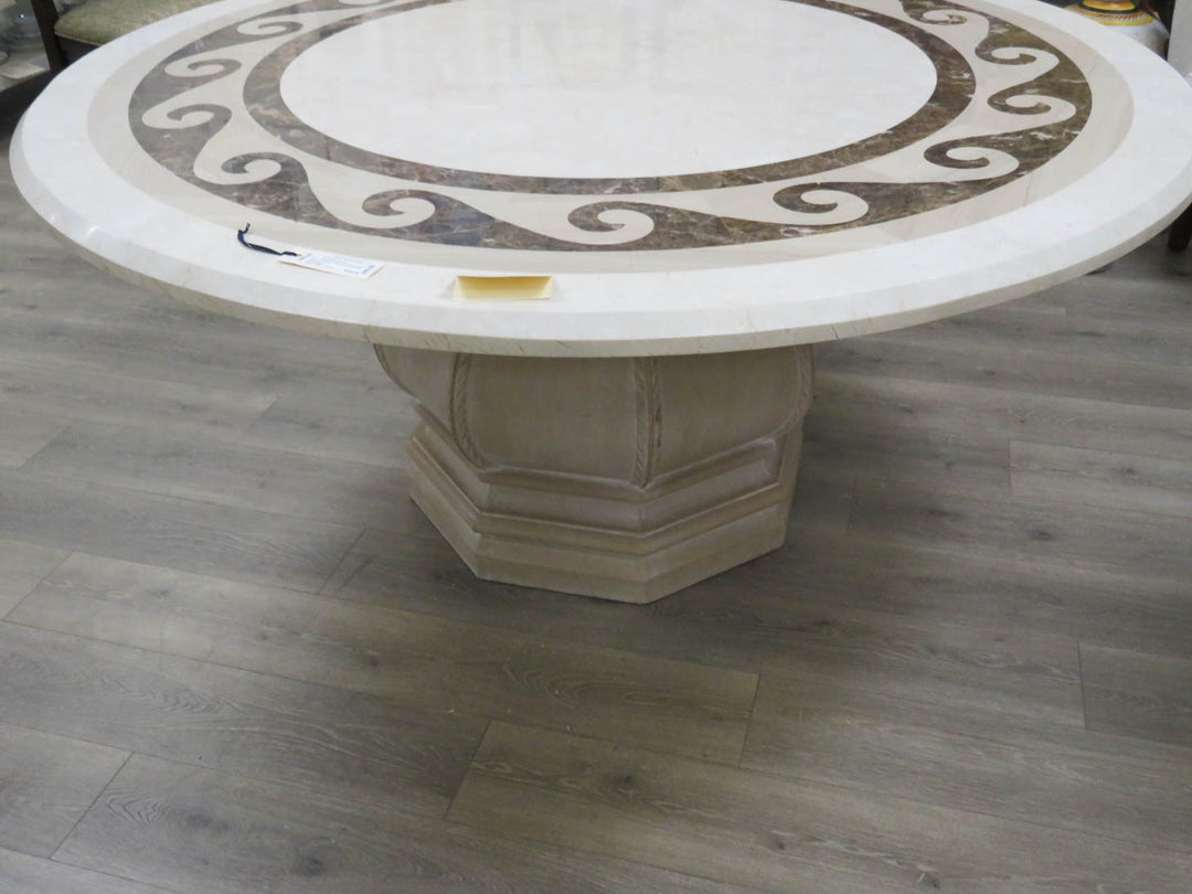 Round Marble Dining Table