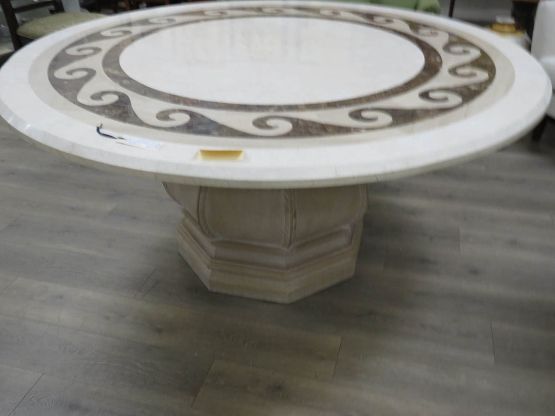Round Marble Dining Table
