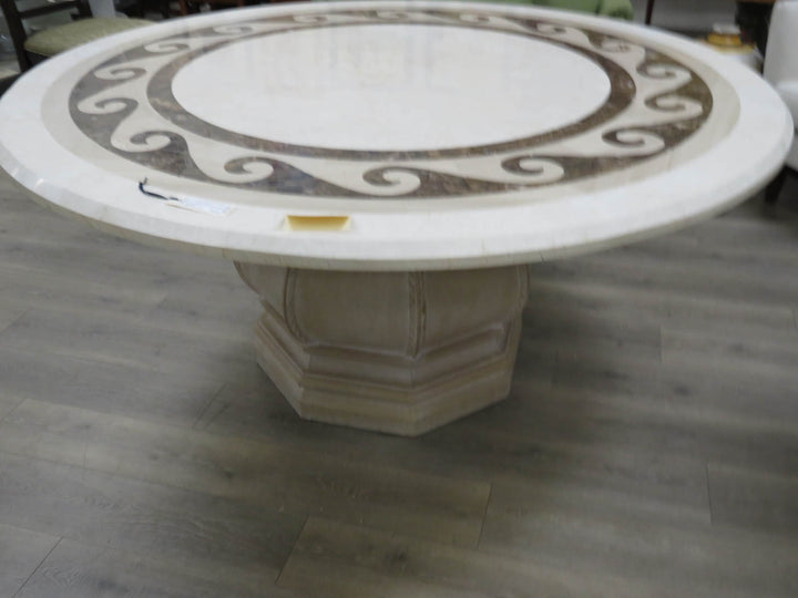 Round Marble Dining Table